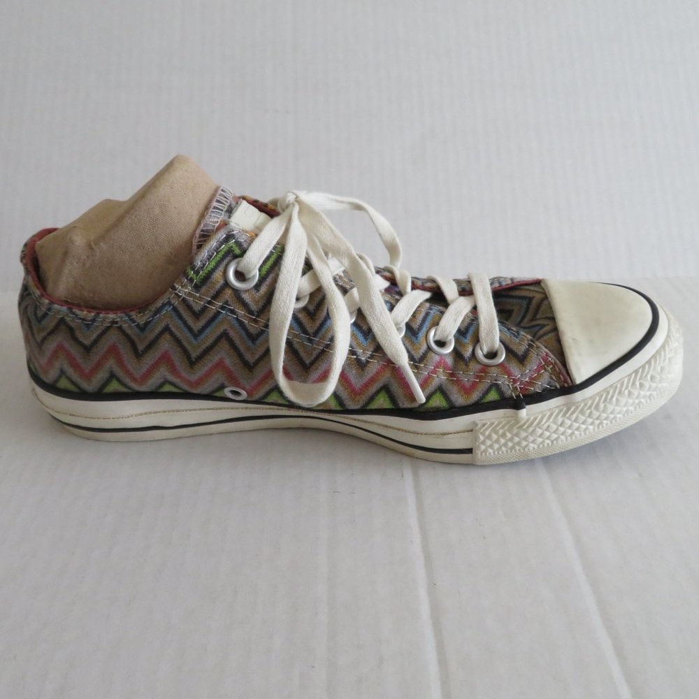 Converse X Missoni-ZigZag Chevron Low Top Sneaker/Tennis Shoe, Sz 8 Women - Picture 4 of 16